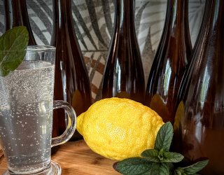 Syrop mięta-cytryna