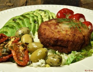 Kotleciki z indyka i ziemniaczanego puree