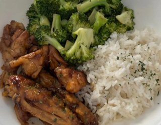 Ekspresowy kurczak w stylu azjatyckim, czyli król domowego meal prepu! rice