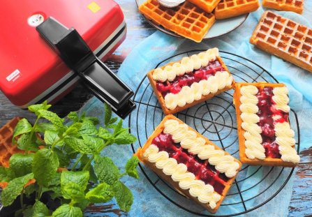 Gofry belgijskie – na drożdżach