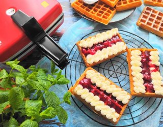 Gofry belgijskie – na drożdżach