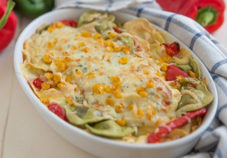 Zapiekanka z tortellini