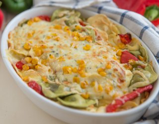 Zapiekanka z tortellini