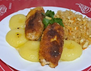 Surówka z kiszonej kapusty z jabłkiem