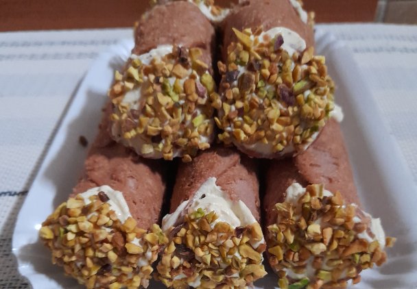 Pistacjowe Canolli Sicilliani