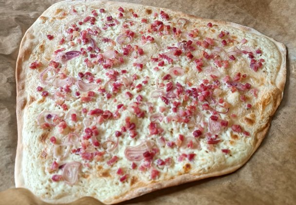 Przepis na flammkuchen