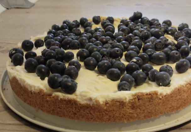 Tarta z borówkami