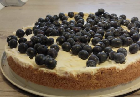 Tarta z borówkami