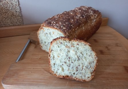 Chleb z płatkami owsianymi