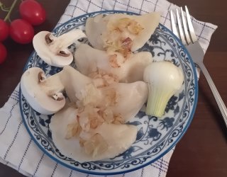 Pierogi z pieczarkami