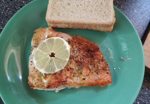 Pstrąg tęczowy z air fryer