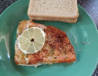 Pstrąg tęczowy z air fryer