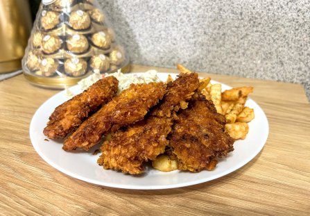 Nuggetsy z kurczaka w panierce kukurydzianej