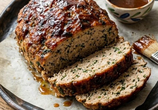 Pieczeń z indyka (Tyrkey meatloaf)