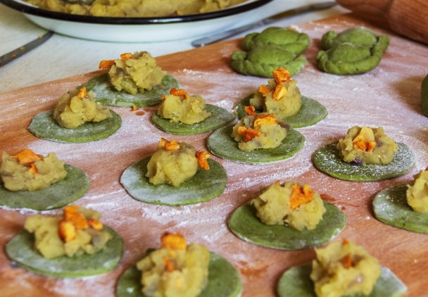 Pierogi z bobem