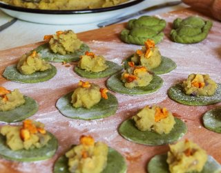 Pierogi z bobem
