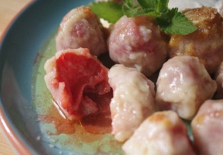 Oszukane pierogi z truskawkami