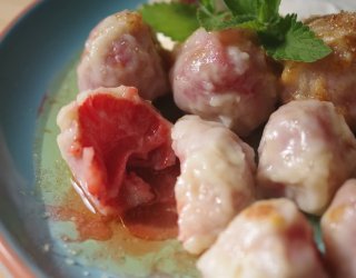 Oszukane pierogi z truskawkami