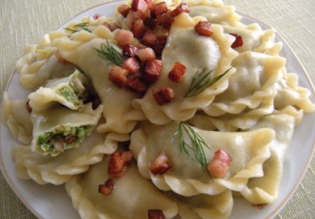 Pierogi z bobem