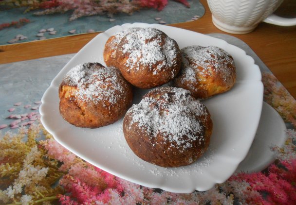 Pączki twarogowe z piekarnika