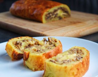 Rolada ziemniaczana z pieczarkami palce lizać :-)