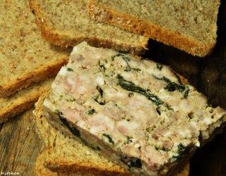 Pieczeń ze szpinakiem do kanapek
