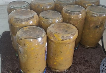 Bigos z cukinii na zimę