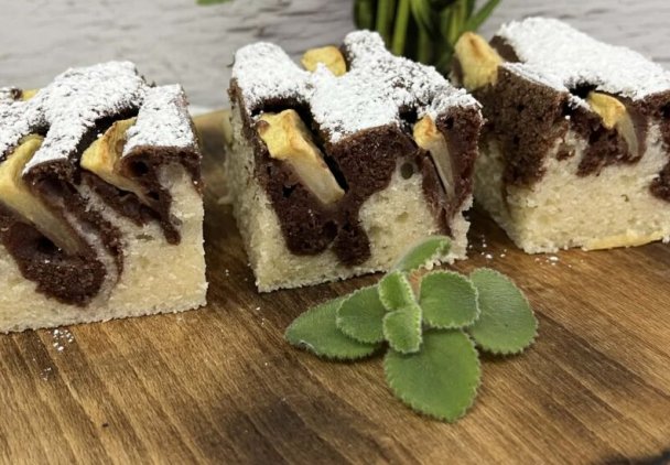 Ciasto na oleju z jabłkami na dużą blachę