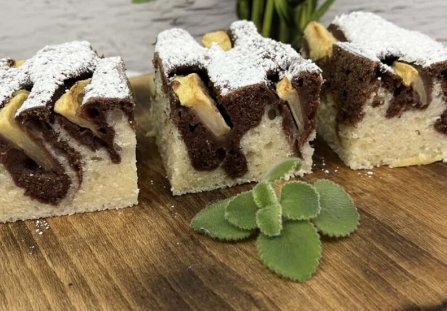 Ciasto na oleju z jabłkami na dużą blachę