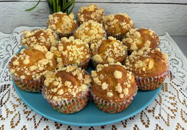 Szarlotka w formie muffinek