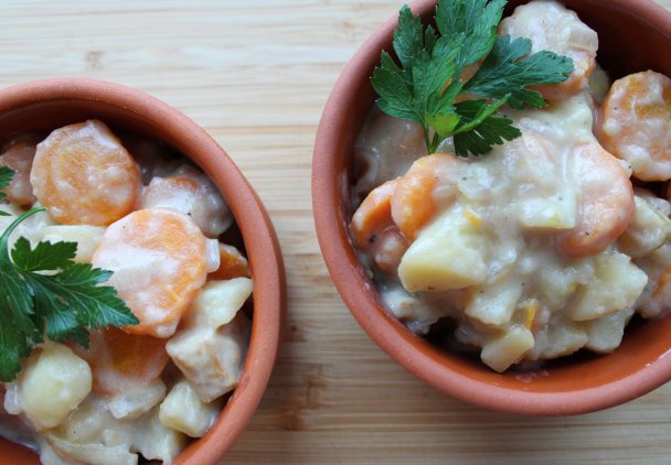 warzywa duszone w rosole
