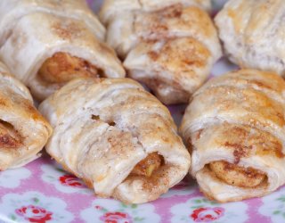 Ciasto francuskie z jabłkami
