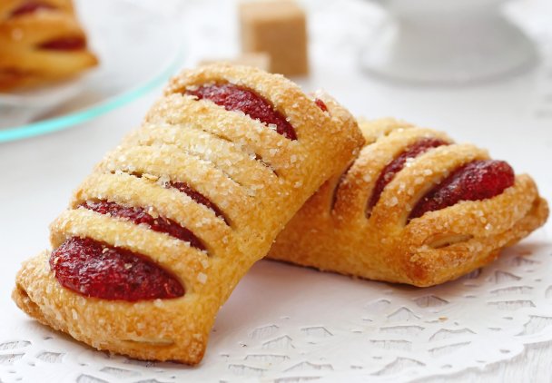 Ciasteczka z rabarbarem