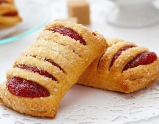 Ciasteczka z rabarbarem