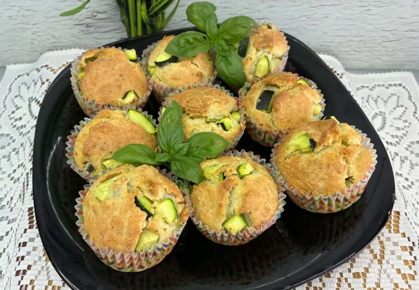Wytrawne muffinki z cukinią bez miksera