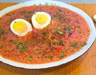 Zupa botwinkowa.