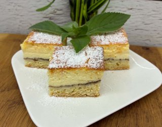 Sernik z kakaowym spodem – puszysty, delikatny i zawsze się udaje