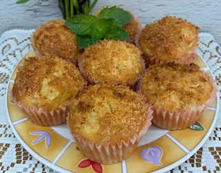 Muffinki z jabłkami i jogurtem greckim – wilgotne, puszyste i bez miksera