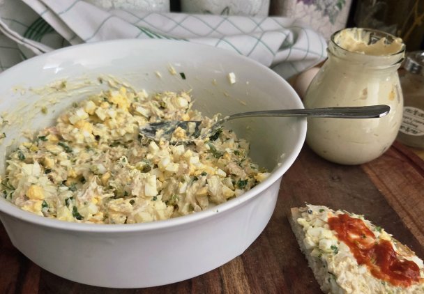 Pasta z wędzonego pstrąga