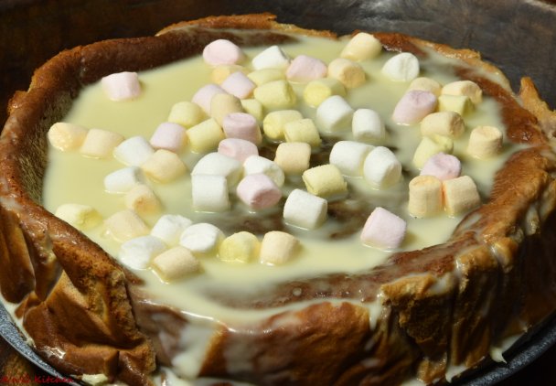 Sernik s'mores z piankami