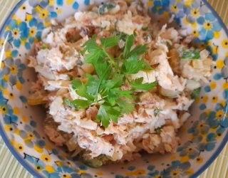 Pasta śniadaniowa jajeczno-serowo-rybna