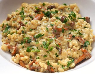 Risotto z kurkami