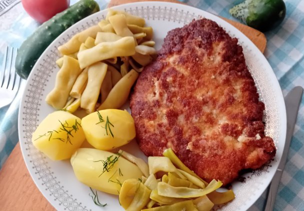 Kotlet schabowy kebabowy