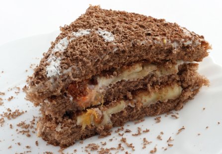 Ciasto czekoladowe z kremem pomarańczowym