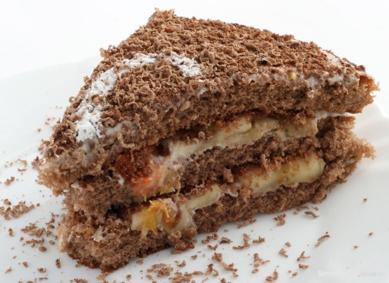  Ciasto czekoladowe z kremem pomarańczowym 