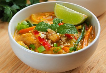 Curry z kurczakiem i warzywami