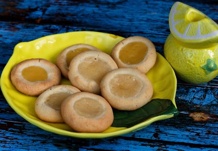 Kruche ciasteczka z lemon curd
