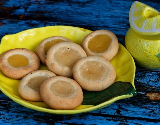 Kruche ciasteczka z lemon curd