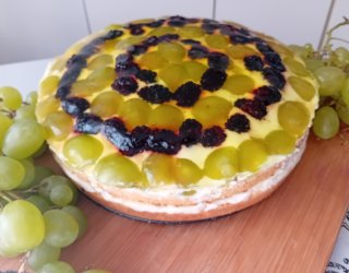 Ciasto z kremem gruszkowym