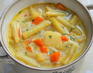 Zupa z fasolką szparagową